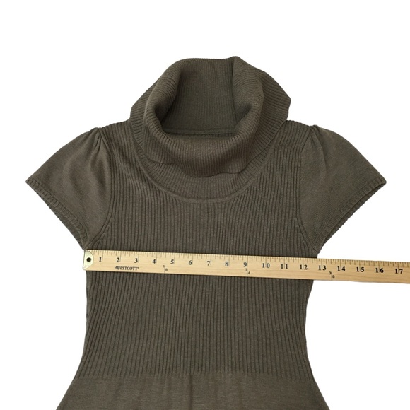 Calvin Klein Brown Cowl Neck Sweater Dress - Women’s Medium - Picture 3 of 15